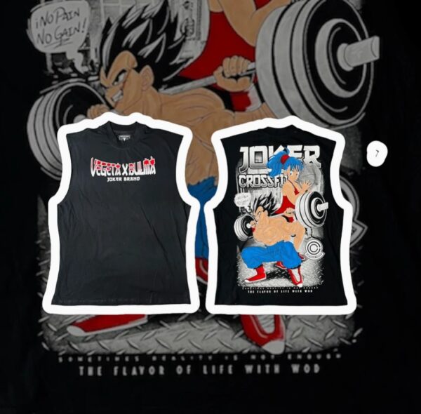 Camiseta Dragón Ball Vegeta y Bulma